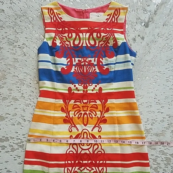 Anthropologie Tabitha Banded Totem Shift Dress - Picture 7 of 8